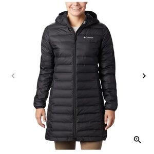 Columbia Down Long Hooded Jacket